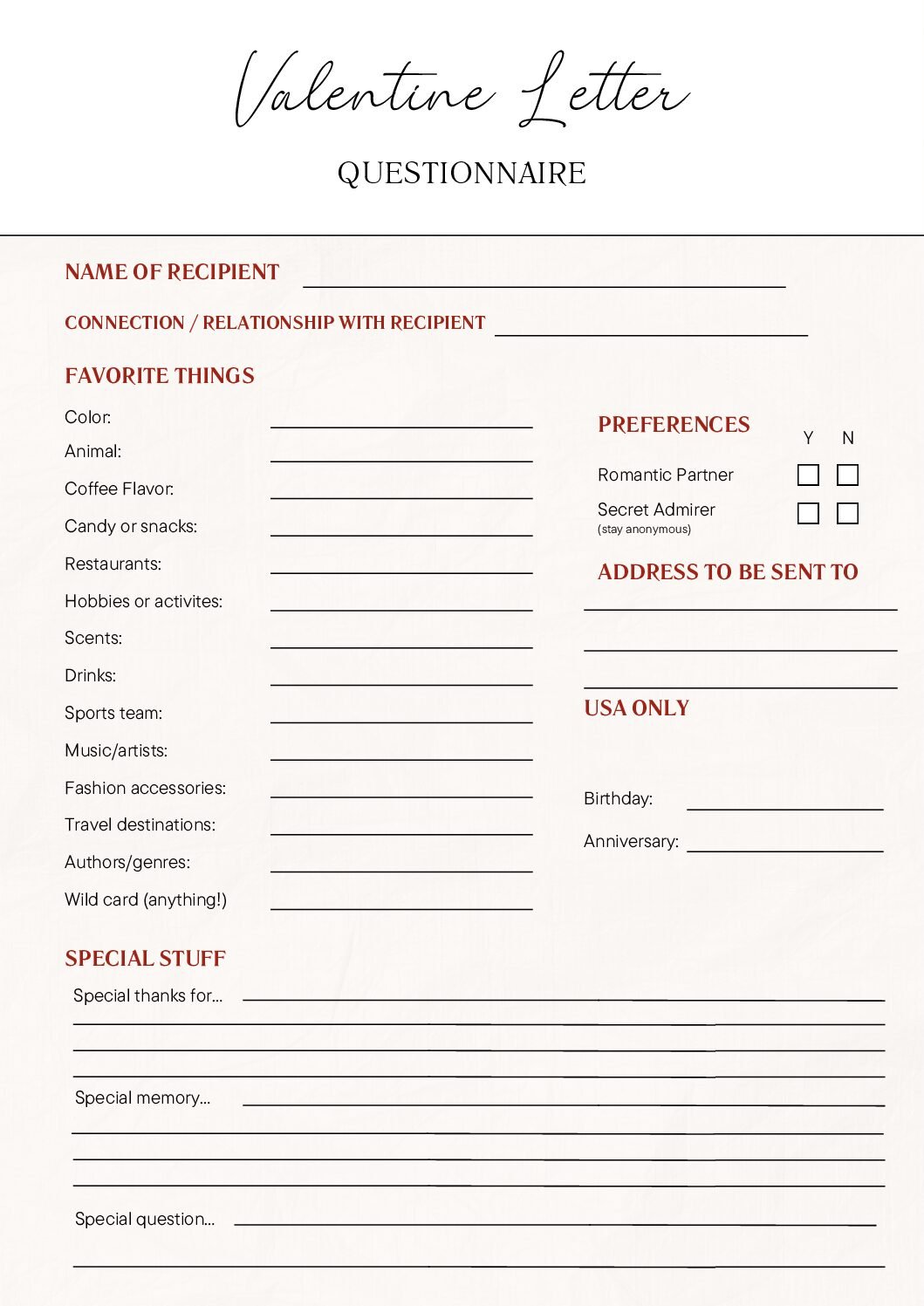 Customized Valentine Letter - Image 6