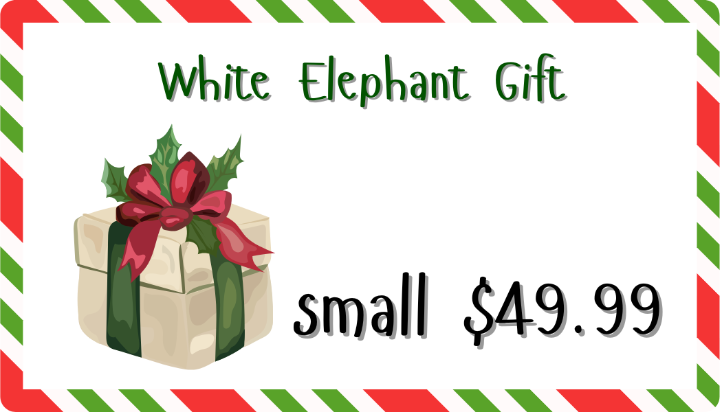 Small White Elephant Gift