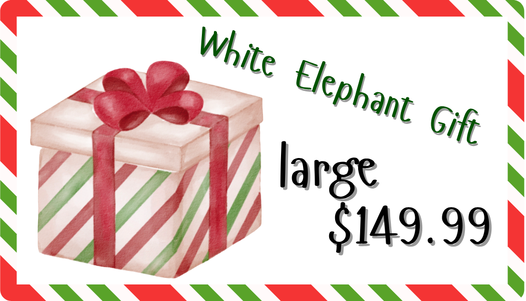 Large White Elephant Gift